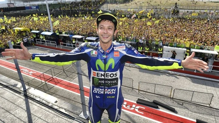 Valentino Rossi sportivo italiano più 
