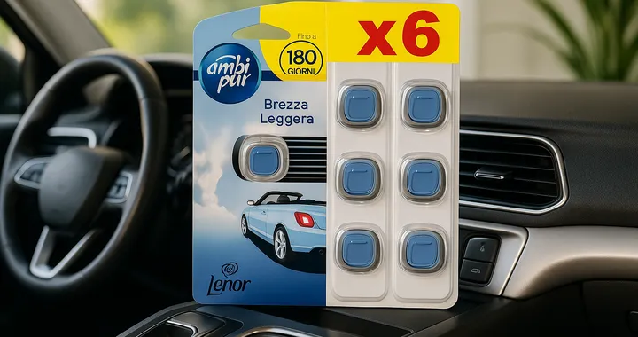 Ambi Pur Car: auto profumata per 6 mesi con una spesa mini