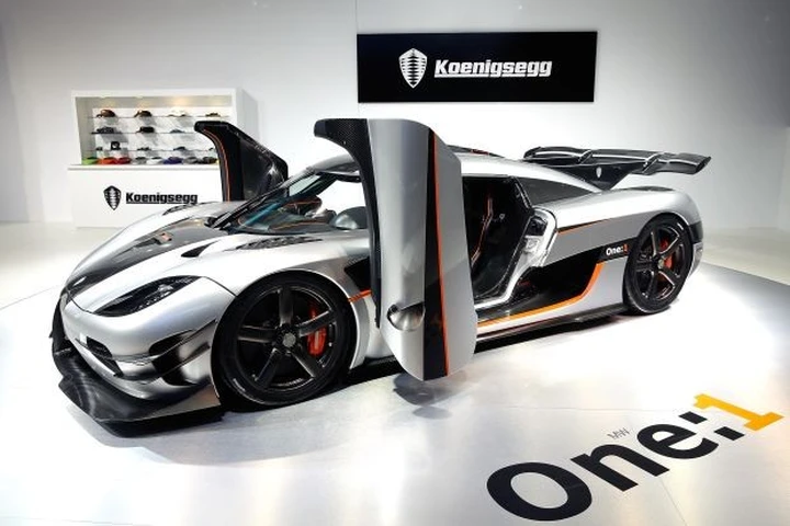 La Koenigsegg One:1 sulla pista di Spa-Francorchamps