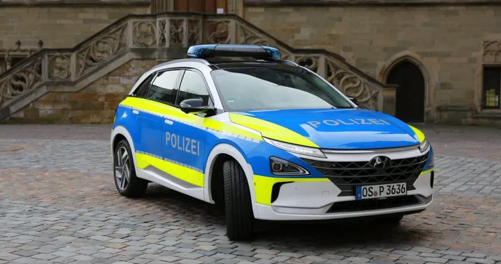 Hyundai: l'auto della polizia in Europa