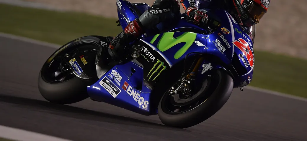 Test MotoGP Losail Day 2: Vinales, Rossi, Folger, tris Yamaha