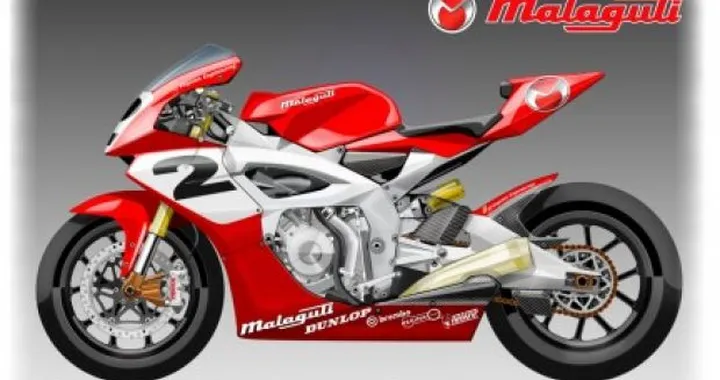 La Malaguti da Moto2 di Oberdan Bezzi