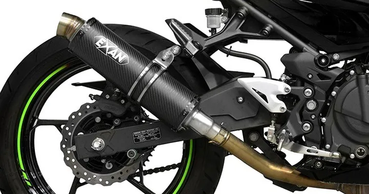 Nuovi terminali Exan per Kawasaki Ninja 400
