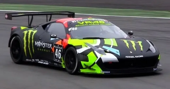 Valentino Rossi Ferrari 458 GT3 - 2012 Blancpain Endurance Series Monza