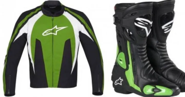 Alpinestars T-Stunt Air Jacket e stivali S-MX R