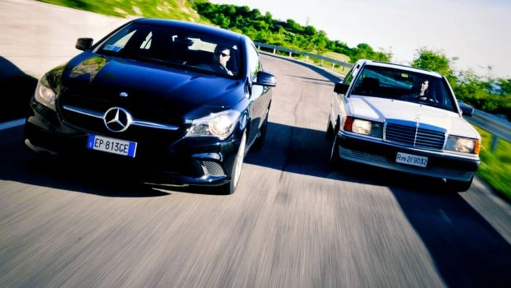 Mercedes CLA: il video confronto con la Mercedes 190