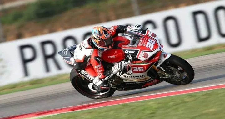 Superstock 1000 Aragon 2014: prima vittoria per Mercado su Ducati, 2° Savadori