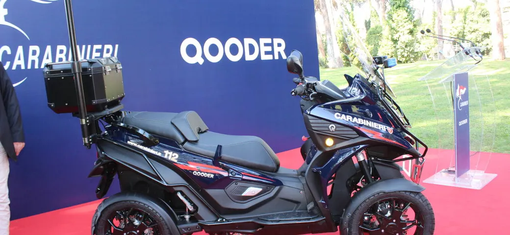 Il tri-quadriciclo Qooder entra nell'Arma dei Carabinieri