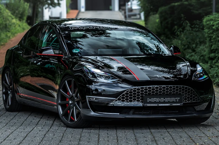 Manhart TM3 510: la Tesla Model 3 in salsa sportiva