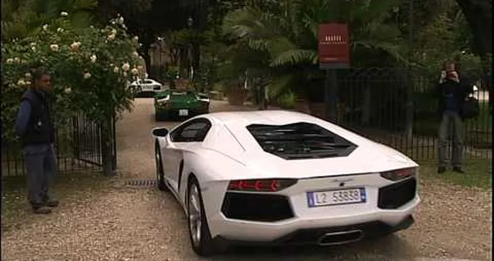 Lamborghini Aventador LP700-4 Parade in Rome - Casina Valadier (part 5)