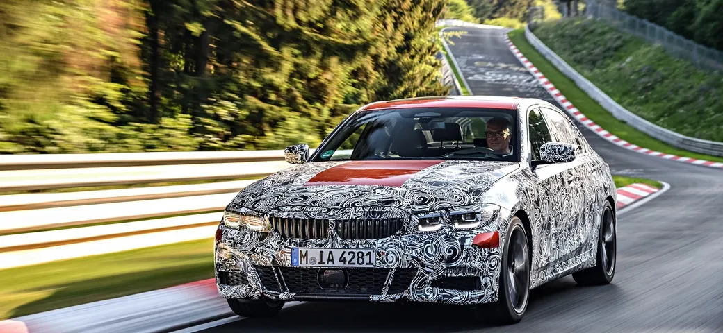 Nuova BMW Serie 3: foto spia ufficiali al Nurburgring