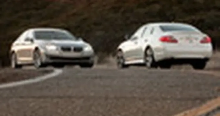 Video: Inside Line mette a confronto BMW 550i ed Infiniti M56