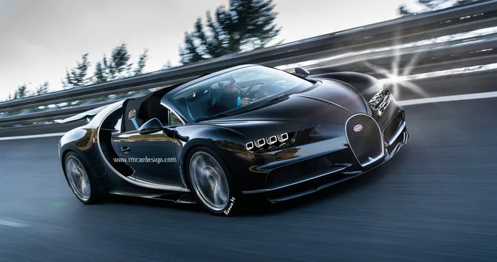 Render Bugatti Chiron Grand Sport Roadster