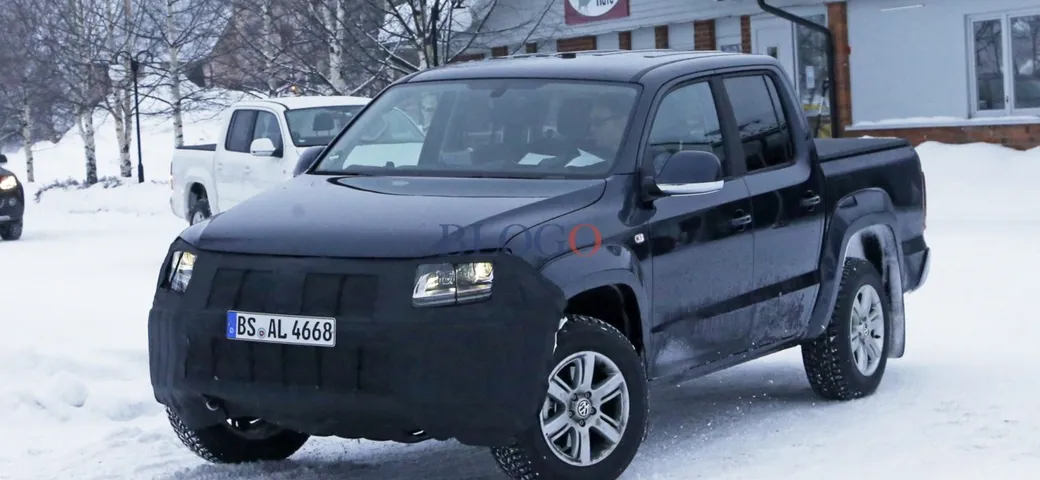 Volkswagen Amarok: foto spia sulla neve