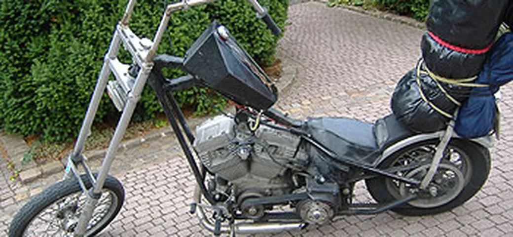 Foto del giorno: chopper fatto in casa