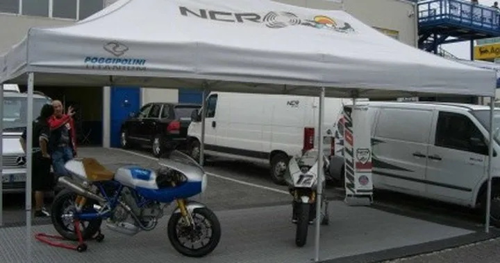 Stand NCR al Metzeler Day di Vallelunga