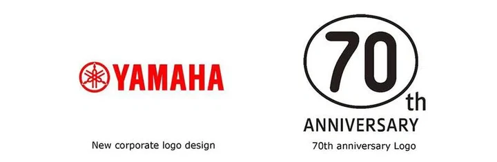 Yamaha rinnova il logo per il 70° anniversario