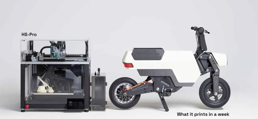 Pantheon Compo: la minimoto stampata in 3D in una settimana