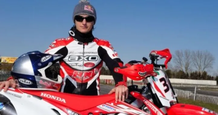 Prima uscita di Ivan Lazzarini in sella alla HM CRM 450