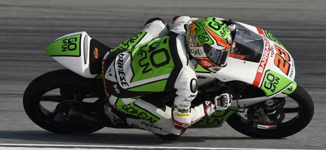 Moto3: Antonelli primo nelle libere di Sepang
