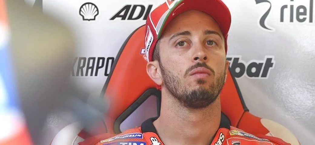 MotoGP: distorsione per Dovizioso nel test di Misano