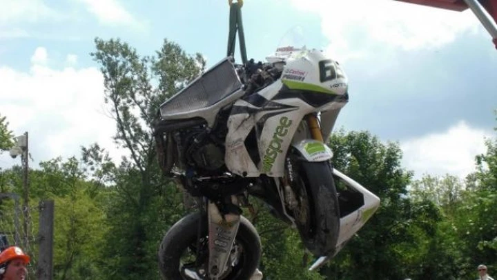 Foto del giorno: ritrovata la CBR1000RR di Jonathan Rea...