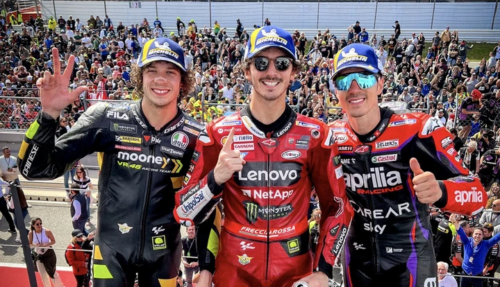 MotoGP, Portogallo: vince Bagnaia davanti a Vinales e Bezzecchi