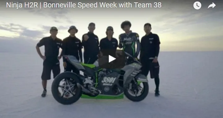 Kawasaki Ninja H2R da Record a Bonneville [Video]