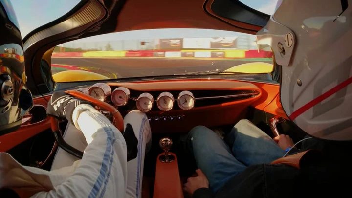 De Tomaso P72: camera car sulla pista di Spa-Francorchamps | Video