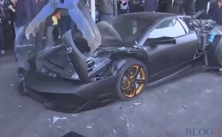 Lamborghini Murcielago SV distrutta a Taiwan [Video]