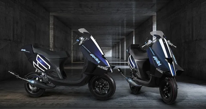 Anteprima Polini, prototipo di scooter da 38 CV