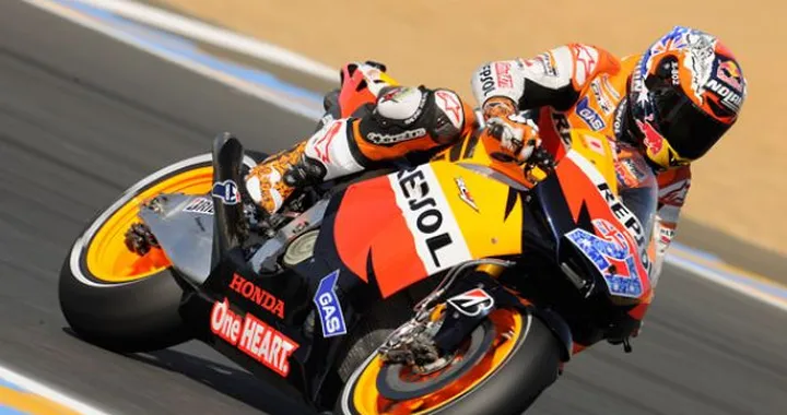 MotoGP: ancora dominio Honda nelle FP2. Primo Casey Stoner, precede Simoncelli e Pedrosa. Rossi solo nono
