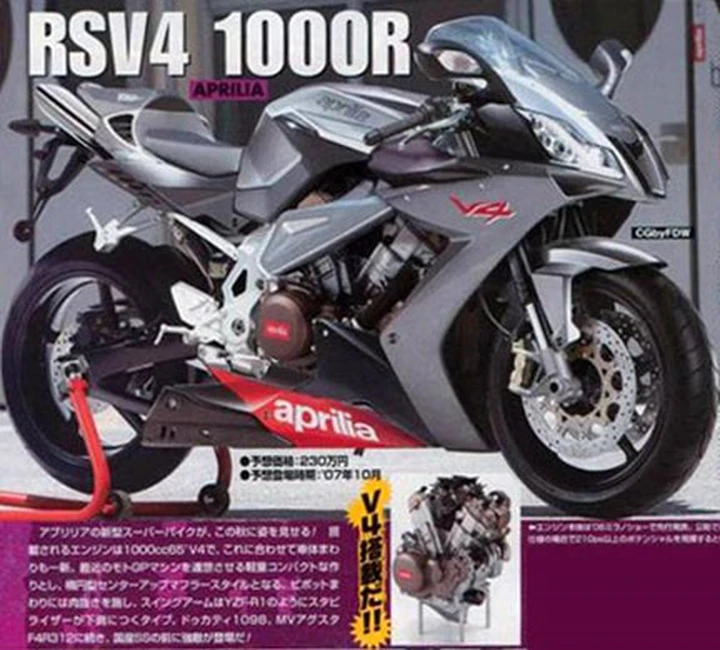 Foto spia Aprilia RSV4 1000R?