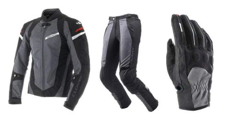 Clover: giacca, pantaloni e guanti per l'estate