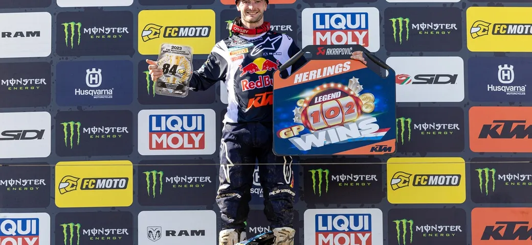 Red Bull KTM Factory Racing: Jeffrey Herlings conquista la sua 102ª vittoria