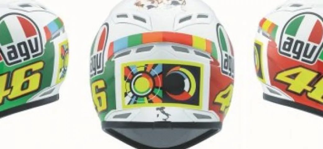 Novità AGV: edizione limitata del casco Valentino's Eye di Rossi
