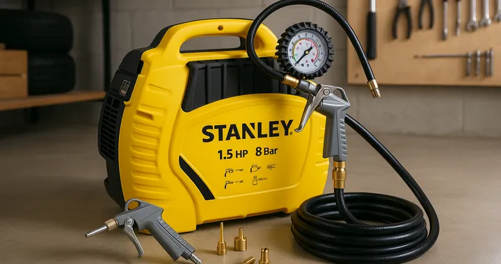 Stanley in offerta: il compressore portatile per il tuo garage a un prezzo da non perdere