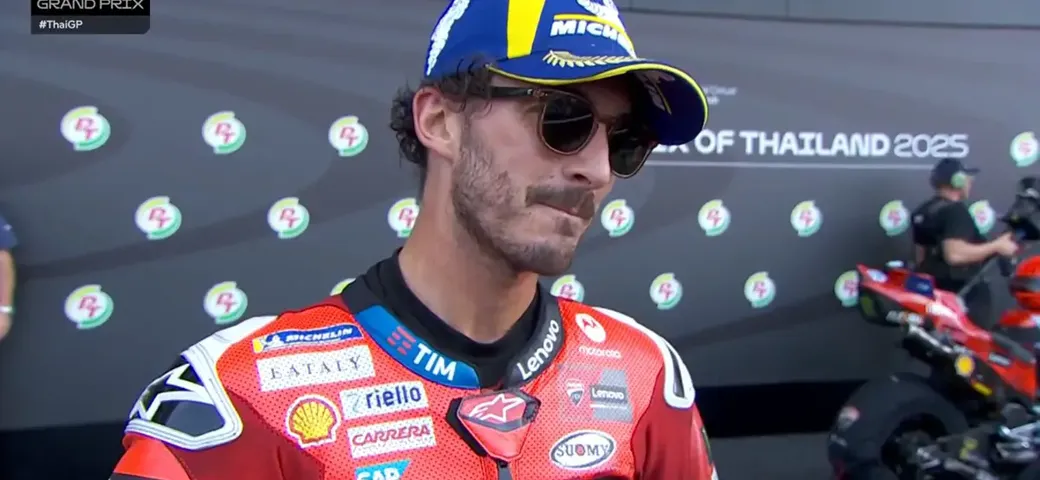 Bagnaia terzo in Thailandia: 