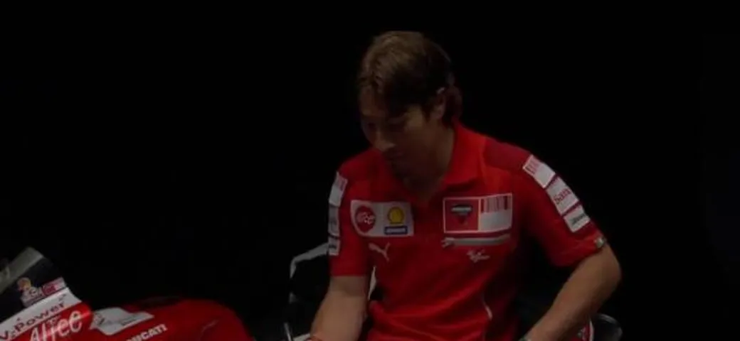 Ducati 848 Nicky Hayden Backstage