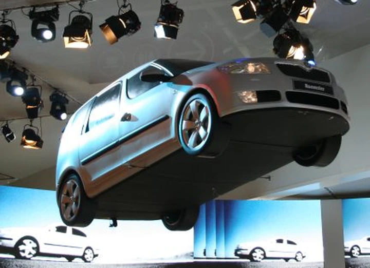 Una Skoda volante!