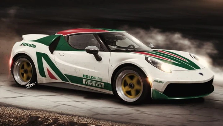 Lancia Stratos: la concept derivata dall'Alfa 4C