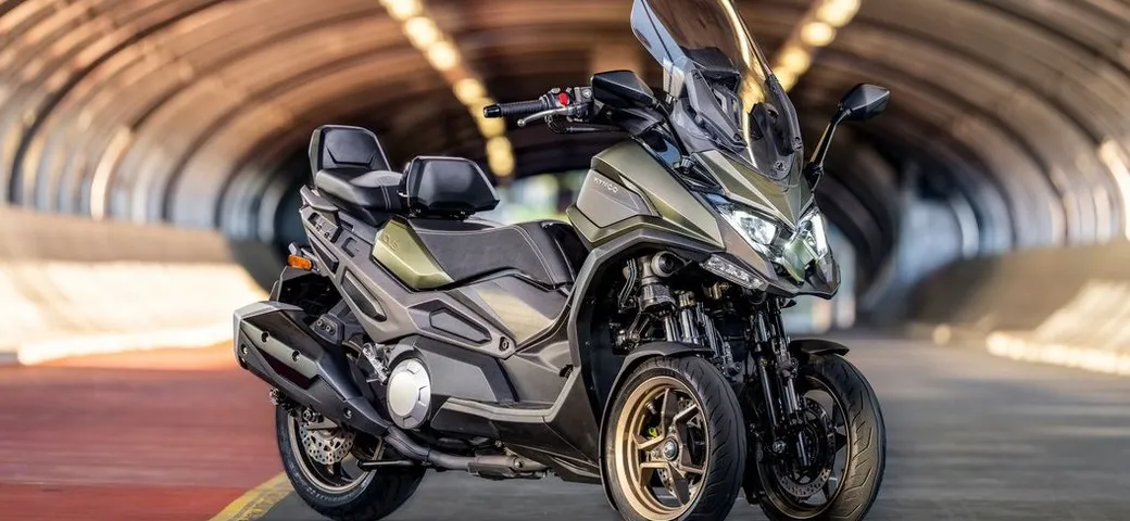 Kymco: com'è fatto il primo scooter a 3 ruote CV3