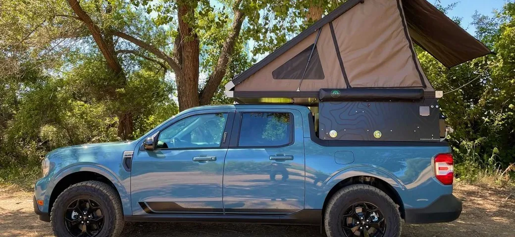 Ford Maverick camperizzato in fai da te: ha davvero tutto