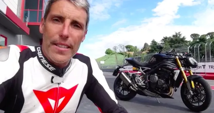 Triumph Speed Triple 1200 RS, la video-prova a Imola