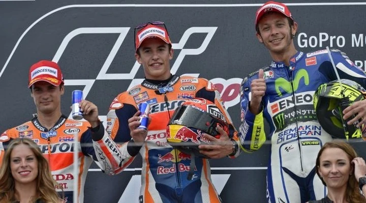 MotoGP Sachsenring, volano le Honda, Marquez imprendibile. E Rossi allunga su Lorenzo