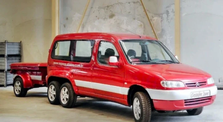 Citroën Berlingo a 6 ruote e 10 posti: l’esemplare unico di Sbarro