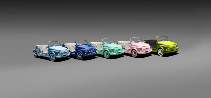 Fiat 500 Jolly Icon-e: nuovi colori per le “spiaggine” della flotta Hertz