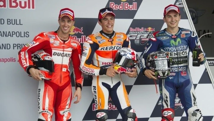 MotoGP Indianapolis 2014: Marc Marquez in pole su Dovizioso e Lorenzo, 5° Valentino Rossi [FOTO]