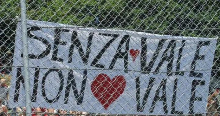 A Valentino Rossi il supporto dei tifosi al Mugello