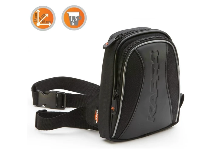Borsello moto da gamba Kappa Racer da 1.5 litri
